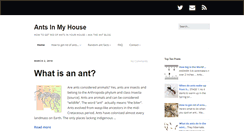 Desktop Screenshot of antsinmyhouse.com