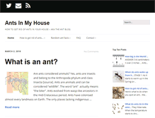 Tablet Screenshot of antsinmyhouse.com